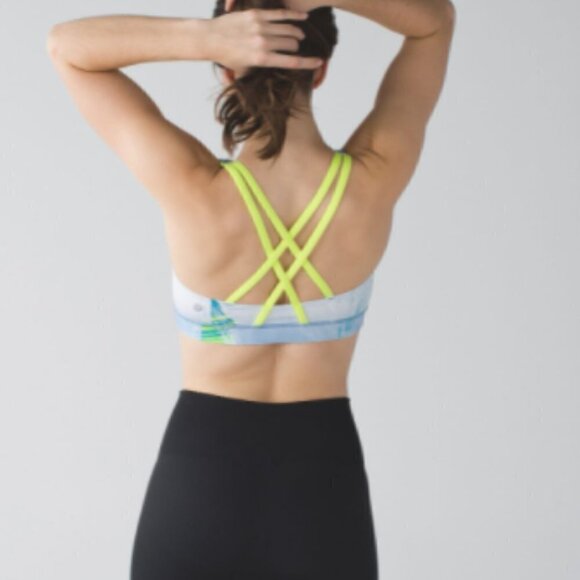 Lululemon Energy Bra Wind Chill White Lullaby - Picture 4 of 6